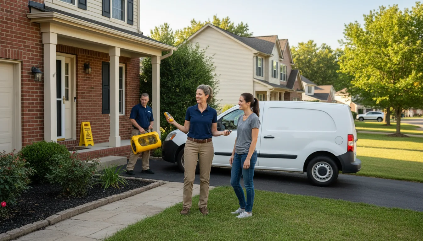 Water restoration image for Water Damage & Restoration Services in Halma, MN